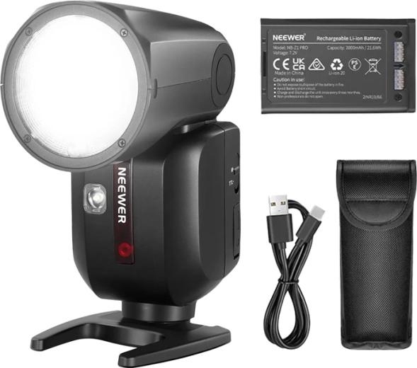 Bateria o długiej żywotności i modelujące światło LED