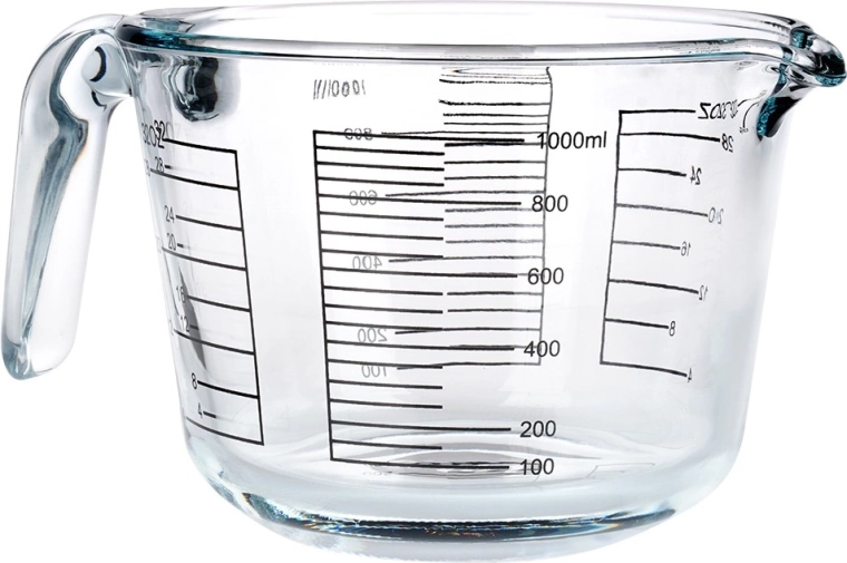 Precyzyjny pomiar w ml i fl oz