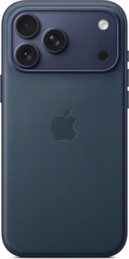 Tekstyln etui TechWoven z MagSafe do iPhone 17 Pro Max – niebieskie