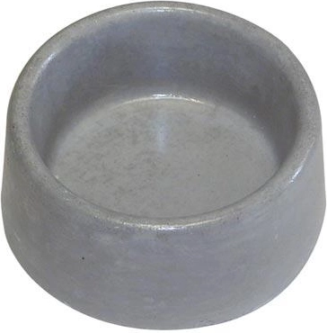 Miska dla gryzoni okrągła wysoka 132 × 57 mm betonowa