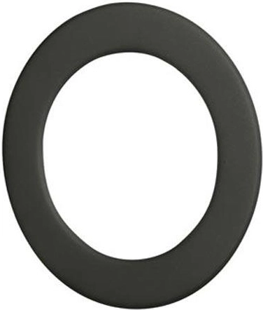 Rozeta dymowa 150 mm, grubość 1,0 mm, czarna
