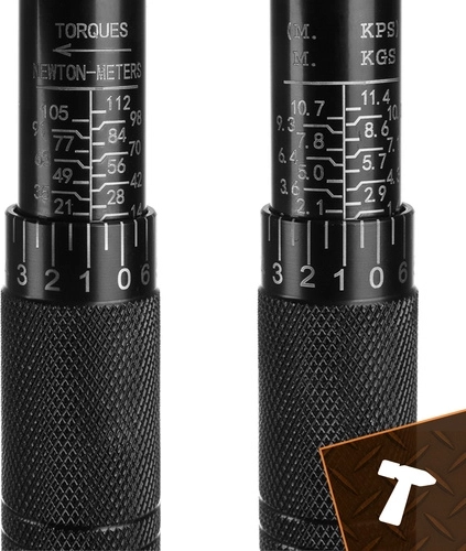 Precyzyjne ustawienie momentu 7–112 Nm