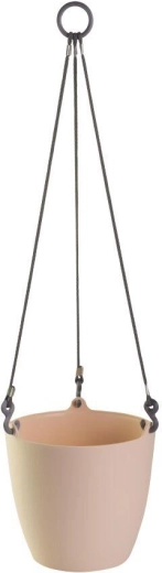 Wisząca doniczka Ariella 21 cm różowa