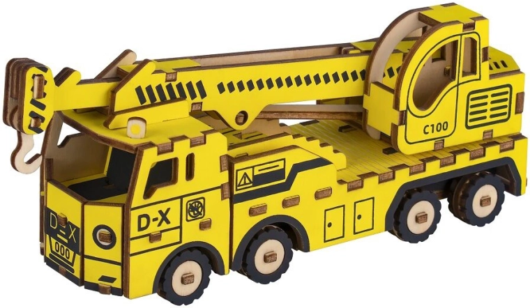 Woodcraft drewniane puzzle 3D Wóz żurawiowy