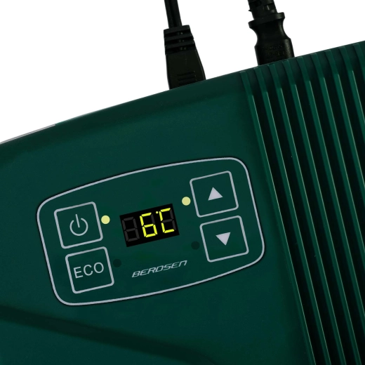 Podwójne zasilanie 12 V i 230 V + tryb ECO