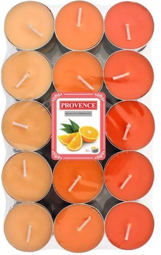 Zapachowe świeczki typu tealight Provence pomarańcza 30 szt.