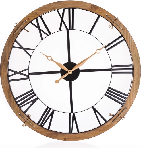 Zegar ścienny Gold Rim 60 cm