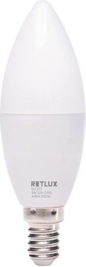 Żarówka LED Retlux świeca E14 3 W biała dzienna