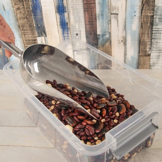 Głęboka łopatka do łatwego nabierania i przesypywania