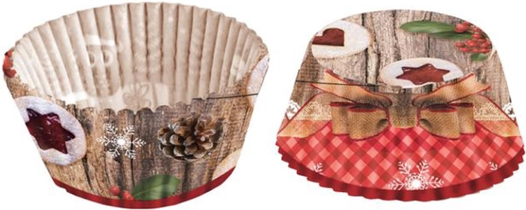 Papierowe papilotki do muffinów TORO Linckie, 60 szt.