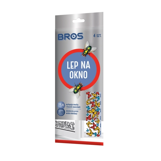 Bros lep na okno przeciw muchom i latającym owadom