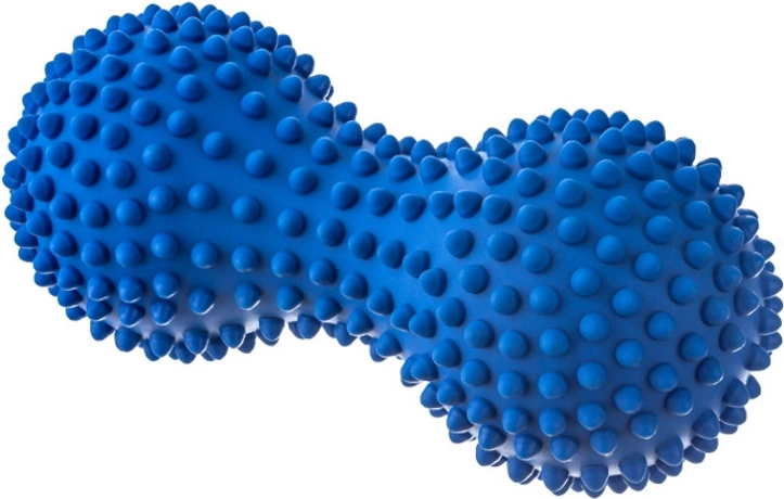 Rehabilitacyjny wałek do masażu duoball 15,5 cm niebieski