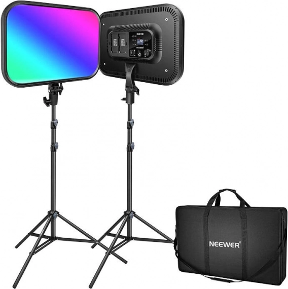 Zestaw paneli LED NEEWER RGB168 60 W, 2500–8500 K (2 sztuki)