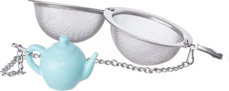 Łańcuszek z ozdobnym czajniczkiem dla łatwego wyjmowania