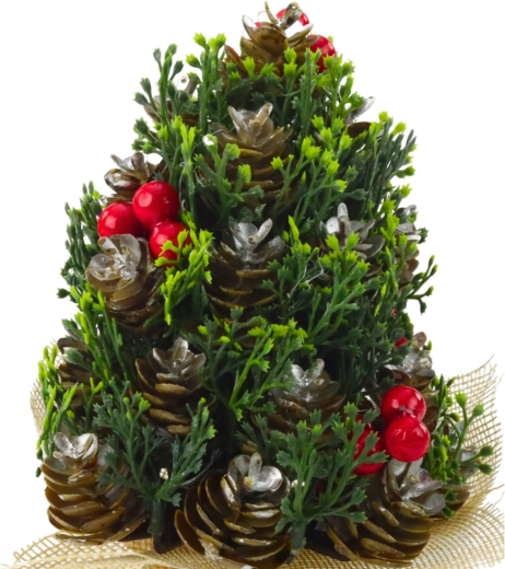 Realistyczne detale szyszek i jagód