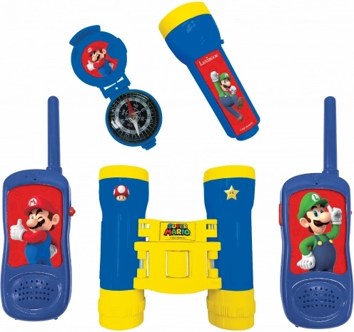 Zestaw przygodowy z krótkofalówkami Super Mario dla dzieci