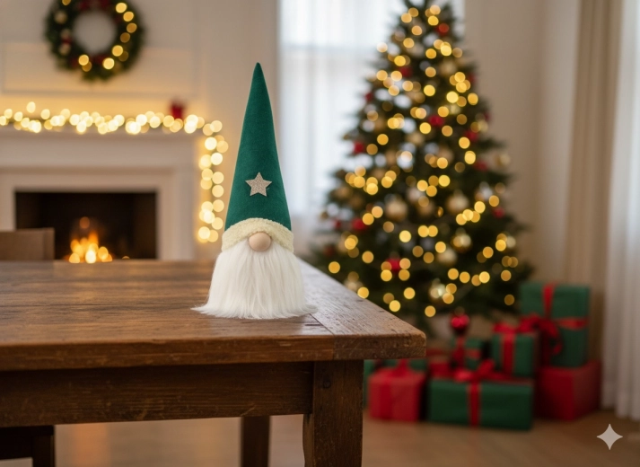 Stabilna dekoracja na stół i półkę