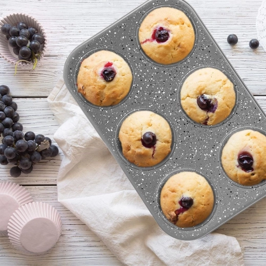Pieczenie 6 dużych muffinów jednocześnie