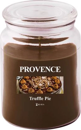 Świeca zapachowa w szkle PROVENCE tarta truflowa 95 h