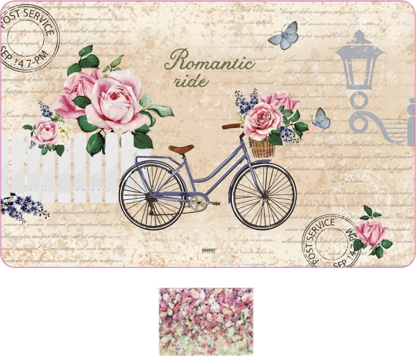 Plastowa podkładka Flowers 43 × 28 cm