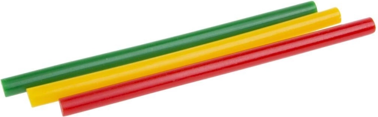 Kolorowe laski kleju na gorąco do pistoletu 11,2 × 200 mm (10 szt.)