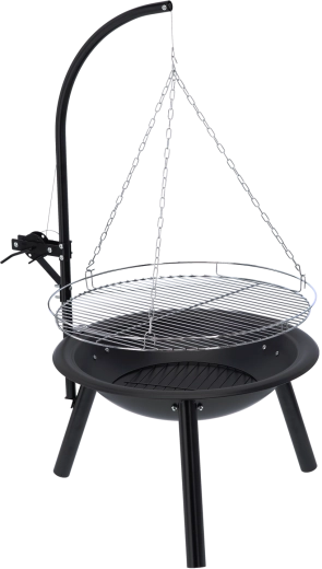 Przestronny chromowany ruszt 50 cm