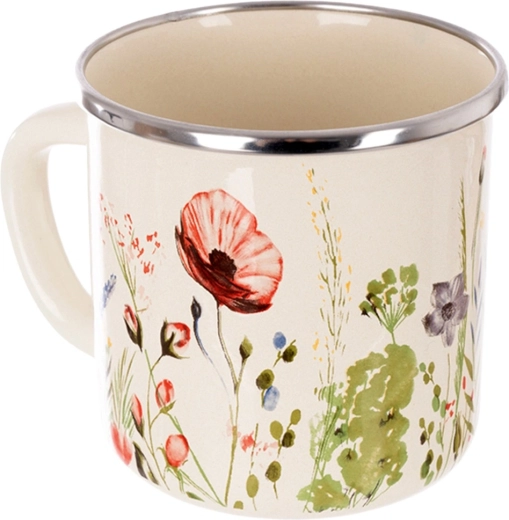 Trwała emalia z nierdzewnym rantem