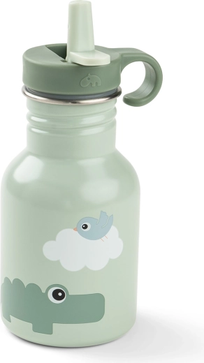 Done by Deer butelka ze stali nierdzewnej Playground zielona 350 ml