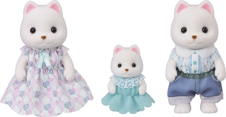 Sylvanian Families – rodzina piesków Pomeranian, trio