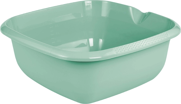 Kwadratowa miska z dzióbkiem 13 l, północna zieleń