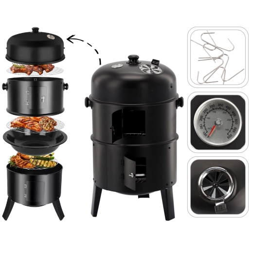 Dwa ruszty i wygodny dostęp przez drzwiczki