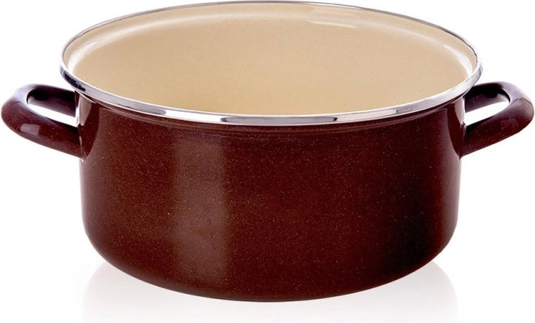 Emaliowany garnek Brown 26 cm, 5 l Orion