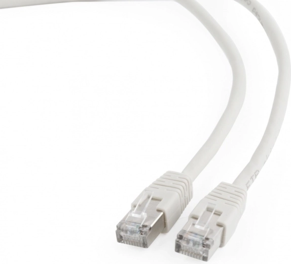 Patch cord ekranowany FTP kat.6 0,5M szary