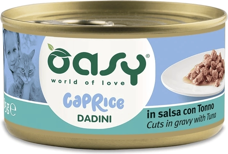 Oasy Caprice kawałki w sosie z tuńczykiem 85 g