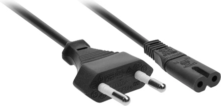 Solight kabel zasilający 2-pinowy (ósemka) 230 V, 2,5 A, 2 m