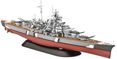 Plastikowy model okrętu wojennego BISMARCK