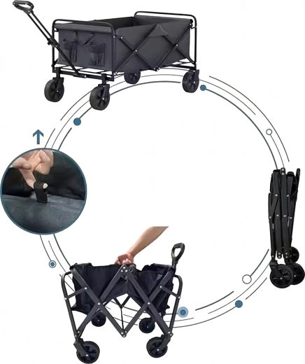 Szybkie składanie i kompaktowe wymiary