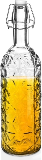 Szklana butelka z klipsem 750 ml