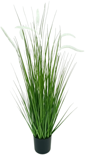 Sztuczna trawa Pennisetum biała w doniczce 90 cm