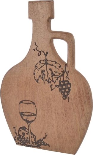 Deska do krojenia z drewna mango w kolorze wino 40 × 26 cm