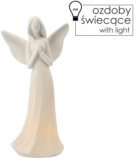 Delikatne ciepłe światło LED dla przytulnej atmosfery