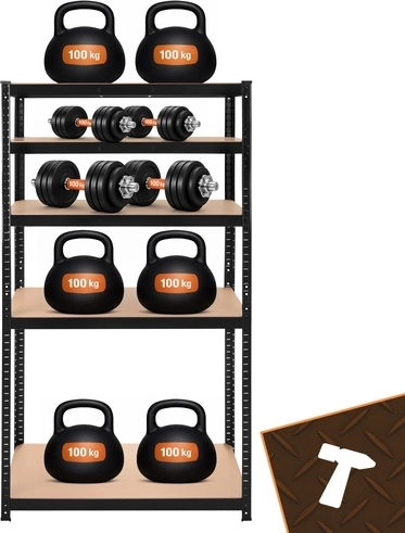 Nośność 200 kg na półkę i wzmocnione podpory