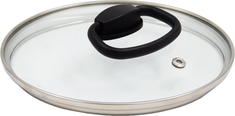 Szklana pokrywka SMART PLUS 16 cm z nylonowym składanym uchwytem