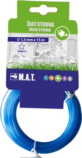 Zapasowa żyłka tnąca gwiazda 1,3 mm, 15 m, ciemnopomarańczowa