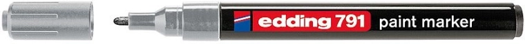 Marker lakowy edding srebrny 1–2 mm