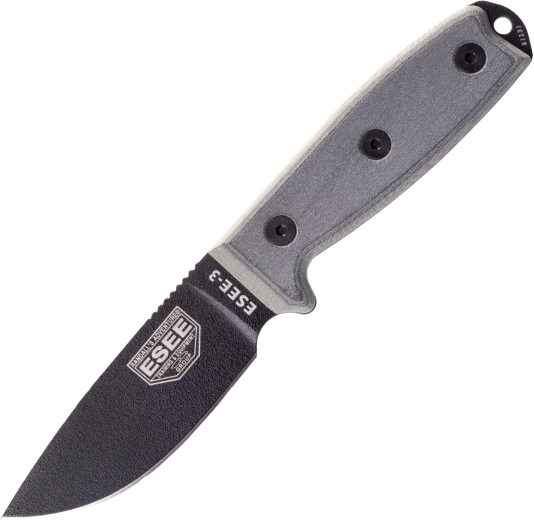 ESEE model 3 wszechstronny nóż z pochwą Coyote
