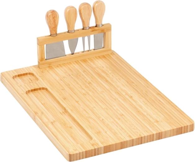 Naturalny bambus i stal nierdzewna