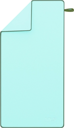 Szybkoschnący ręcznik z mikrofibry NILS NCR13, zielony/ciemnozielony