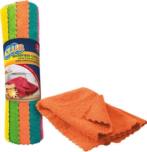 Szwedzka ściereczka z mikrofibry AZUR 30 × 30 cm, 5 szt.