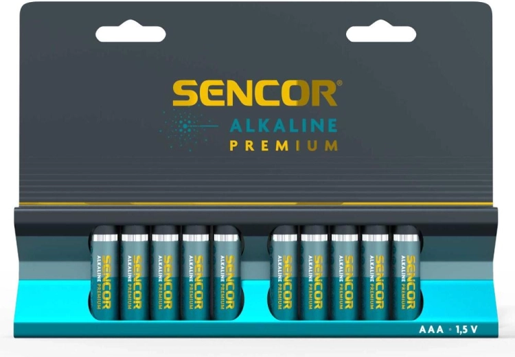 Baterie alkaliczne Sencor AAA Premium – 10 sztuk